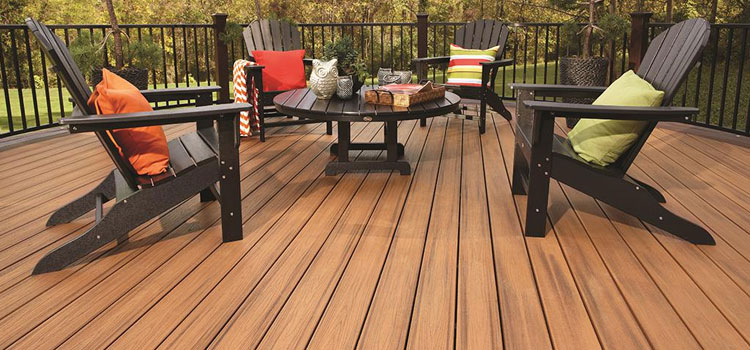 Black TREX Decking in Porter Ranch, CA