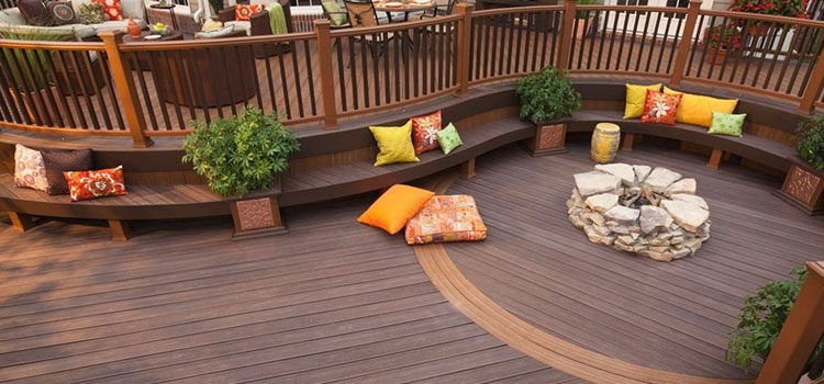 Gray TREX Decking in Porter Ranch, CA